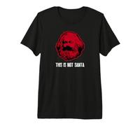 Parodia Karl Marx: This is Not Santa Camiseta Premium