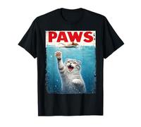 Parodia Scottish Fold Cat Paws - Gato Persiguiendo a los Amantes de los Gatos Ratones Camiseta