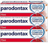 Parodontax Complete Protection Extra Fresh, Pasta de Dientes con Flúor, Ayuda a Detener y Prevenir el Sangrado de Encías, Pack de 3 uds x 75 ml