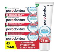 Parodontax Complete Protection Extra Fresh, Pasta Dentífrica para Encías, Pack de 4 x 75 ml