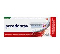 Parodontax Dentifrice Blancheur, Contre Le Saignement Occasionnel Des Gencives, Goût Amélioré, Lot de 2x75 ml
