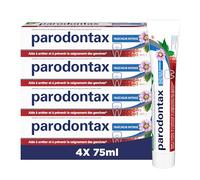 Parodontax Dentifrice Fraîcheur Intense Dentrifice, Soulager La Sensibilité Dentaire, Extra Fresh, Lot de 4x75 ml