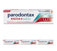 Parodontax Encías + Aliento Blanqueante, Pastas de Dientes, 75 ml (Paquete de 4)