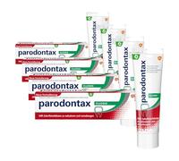 Parodontax Pasta de Dientes con Flúor, 1x 75ml de Crema Dental, ayuda a reducir y prevenir el sangrado de encías (Paquete de 4)