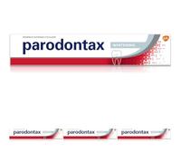 Parodontax Pasta dental blanqueadora de uso diario con flúor, elimina suavemente las manchas de los dientes para ayudar a mantener la blancura natural de los dientes, 75 ml (Paquete de 4)