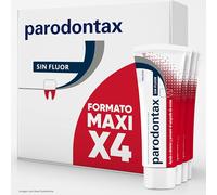 Parodontax Sin Flúor Pasta De Dientes, Encías Sanas, Pack 4 x 75 ml