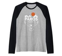 Paros Grecia Camiseta Manga Raglan