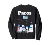 Paros viaje Grecia recuerdo arquitectura griega bandera de Grecia Sudadera