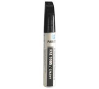 Parotec Marcador de reparación RepTec 15 ml Pintura acrílica de secado rápido para arañazos y reparaciones, RAL 9005 Negro, con protección contra la corrosión.