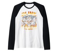 Parpadea si me Quieres Alpha Wolf Sigma Camiseta Manga Raglan