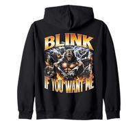 Parpadea si me Quieres Alpha Wolf Sigma Sudadera con Capucha