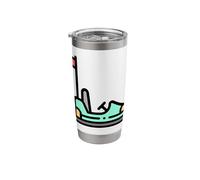Parque de atracciones de carnaval de coches de choque Vaso térmico de acero inoxidable de doble pared