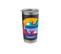 Parque de atracciones de carnaval de coches de choque Vaso térmico de acero inoxidable de doble pared