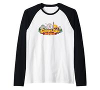 Parque de Atracciones Geauga Lake Ohio Nostalgia Camiseta Manga Raglan