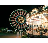 Parque de Atracciones Nocturno: Rompecabezas de 1000 Piezas para Adultos (14 años+)