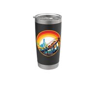 Parque de atracciones Parque temático Feria Montaña-Rusa Vaso térmico de acero inoxidable de doble pared