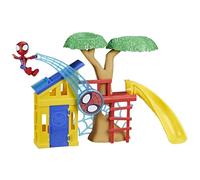 Parque De Juego De Spidey con Figura Articulada De Spidey, Marvel Spidey Y Su Superequipo - Juguete Interactivo para Niños De 3 Años en Adelante