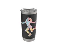 Parque de patinaje gráfico para niñas Vaso térmico de acero inoxidable de doble pared