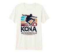 Parque de Patinaje Kona Jacksonville Florida Camiseta Premium