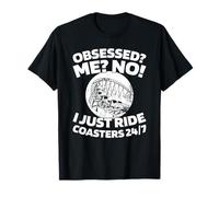 Parque Diversión Temático - Atracciones Montaña Rusa Camiseta