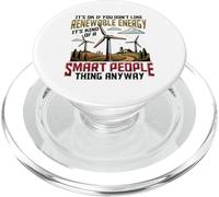Parque eólico Divertido Amante de Las energías renov PopSockets PopGrip para MagSafe