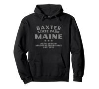 Parque estatal Baxter Maine Sudadera con Capucha