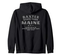 Parque estatal Baxter Maine Sudadera con Capucha