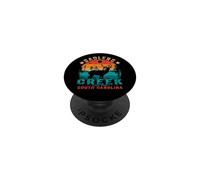 Parque Estatal Sadlers Cr arolina del Sur, EE. UU., Puesta de Sol Retro PopSockets PopGrip Adhesivo