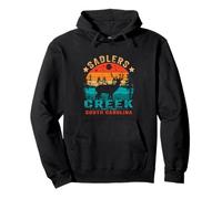 Parque Estatal Sadlers Cr arolina del Sur, EE. UU., Puesta de Sol Retro Sudadera con Capucha