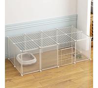 Parque for Gatos - Jaulas for Recinto Interior for Jaula for Hurones Cajas for Perros Perreras for Fácil de Limpiar Lugar Ejercicio Ideal for 1-3