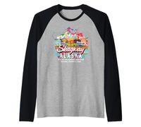 Parque Histórico Nacional Skagway Alaska Klondike Gold Rush Camiseta Manga Raglan