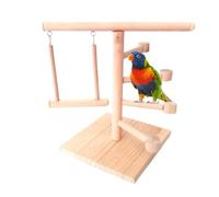Parque infantil de pájaros, soporte de percha de pájaro | Juguetes de contador de loros de madera segura,Accesorios de jaula de pájaros, juguetes de periquito para cacatúas, periquitos, subir y bajar