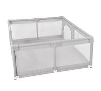 Parque infantil de plástico plegable de baloncesto, parque infantil XL, centro de actividad para niños, interior y exterior, 1,5 x 1,5 cm (gris)