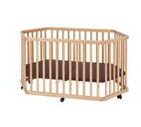 Parque infantil Lies hexagonal plegable, haya natural | tiSsi®