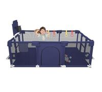 Parque infantil, parque infantil, barrera, parque infantil, parque infantil, parque infantil, parque infantil, sin esquina, 50 bolas + 4 ventosas, 126 x 126 x 66 cm, azul marino
