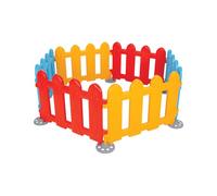 Parque infantil Sport1 Funny Fence | Parque infantil seguro | Parque infantil | Parque infantil con 6 paneles de colores y móviles | parque estable | parque infantil para bebés interior y exterior