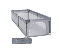 Parque Infantil XXL NYLON 3MEDIDAS - Corralito para bebé plegable - Parque de juegos para bebe Seguro, Con gateras y ventana red - Con ventosas - Fácil Montaje (180 * 120)