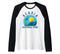Parque Nacional Acadia Camiseta Manga Raglan