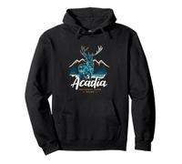 Parque Nacional Acadia Maine USA Elk Mountains Souvenir Sudadera con Capucha