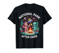 Parque Nacional Alien DESPUÉS DE LA Oscuridad Campamento Crew Camping Camiseta