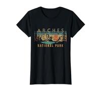 Parque Nacional Arches Camiseta gráfica económica, Mujer, Negro, L