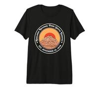 Parque Nacional Badlands Camping Mountain Hiking Club Camiseta Premium