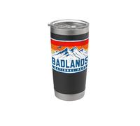 Parque Nacional Badlands Vaso térmico de acero inoxidable de doble pared