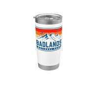 Parque Nacional Badlands Vaso térmico de acero inoxidable de doble pared
