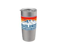 Parque Nacional Badlands Vaso térmico de acero inoxidable de doble pared