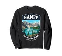 Parque Nacional Banff 1885 Retroceso Retro Al Aire Libre Canadá Sudadera
