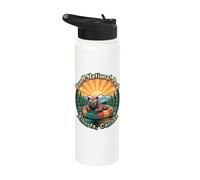 Parque Nacional Banff Alberta Canada Canadian Bear Stainless Steel Insulated Water Bottle
