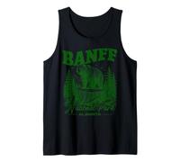 Parque Nacional Banff Alberta Retroceso Retro Al Aire Libre Camiseta sin Mangas