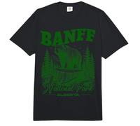 Parque Nacional Banff Alberta Retroceso Retro Al Aire Libre Comfort Colors Adult Heavyweight T-Shirt