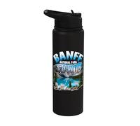 Parque Nacional Banff Canadá Alberta Moraine Lake Stainless Steel Insulated Water Bottle